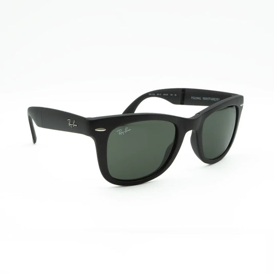 Occhiale da sole Ray-Ban Folding Wayfarer RB4105 601S Black G-15-laterale