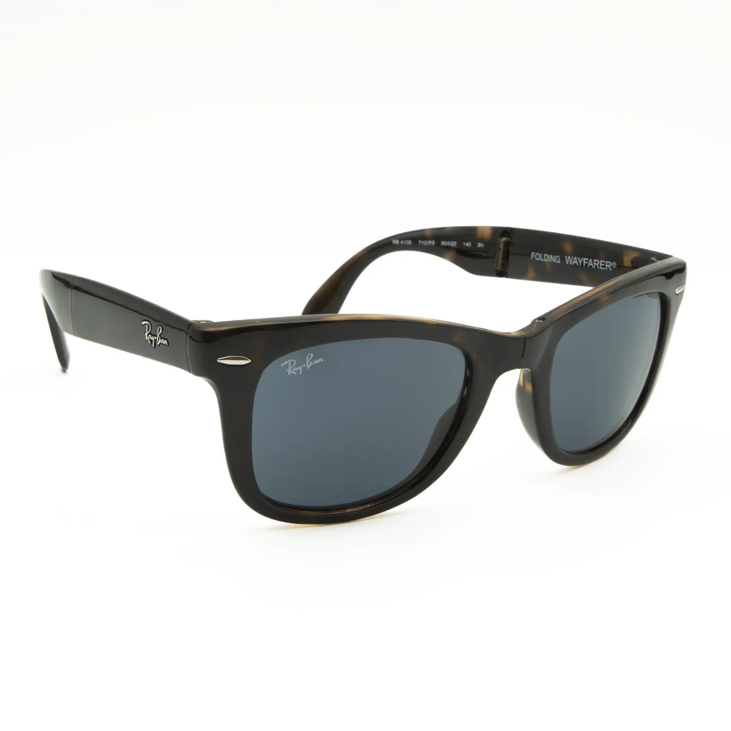 Occhiale da sole Ray-Ban Folding Wayfarer RB4105 710/R5 Havana-laterale