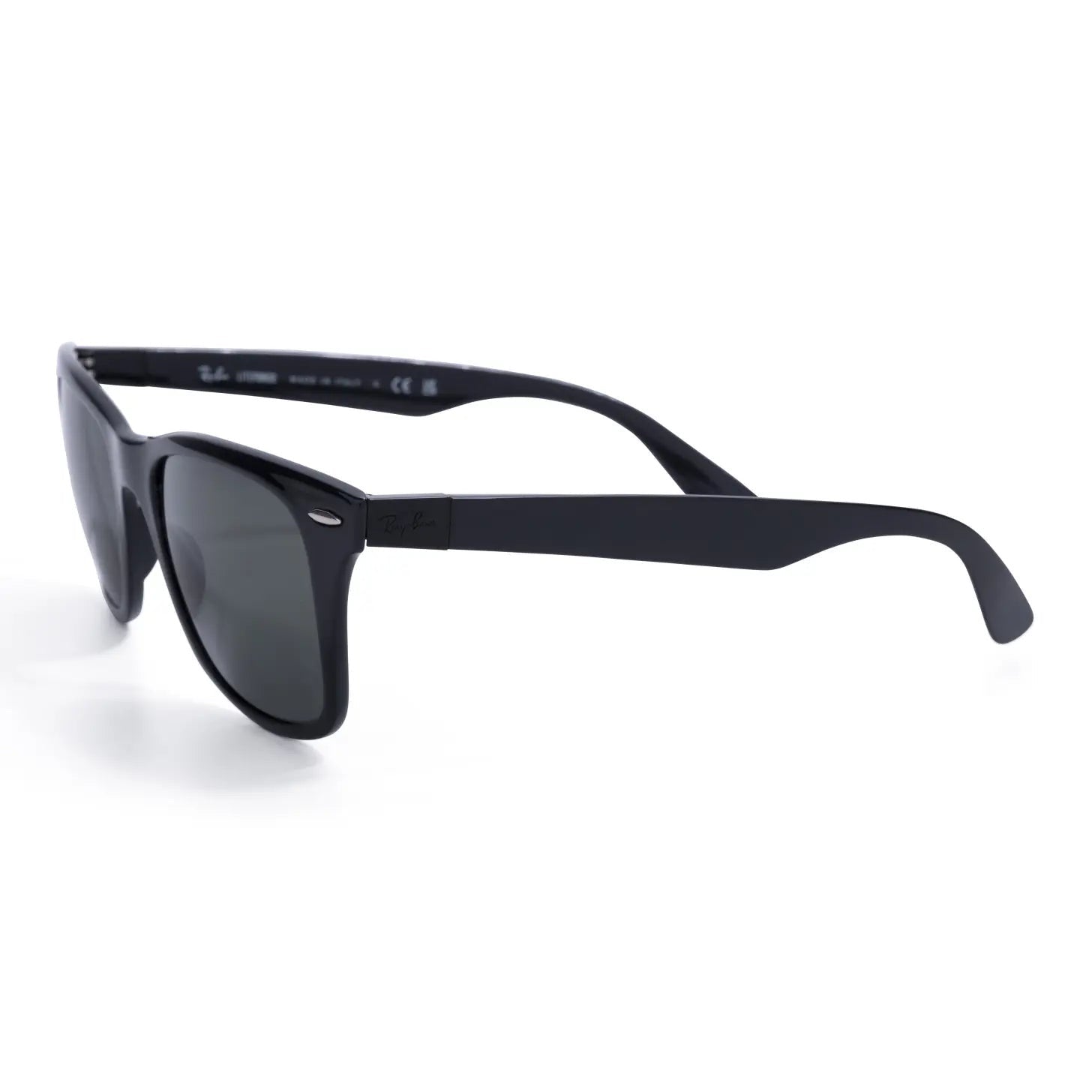Occhiale da sole Ray-Ban Wayfarer liteforce RB4195 601S9A Black Polarized-laterale