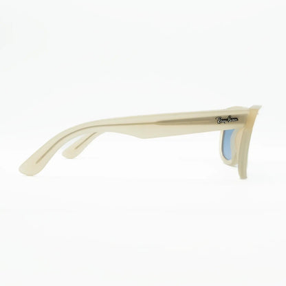 Occhiale da sole Ray-Ban Wayfarer Reverse RBR0502S 678072 Beige opalino/ Azzurro-dettagli