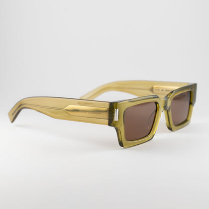 Occhiale da sole Saint Laurent SL 572 008 Green-laterale
