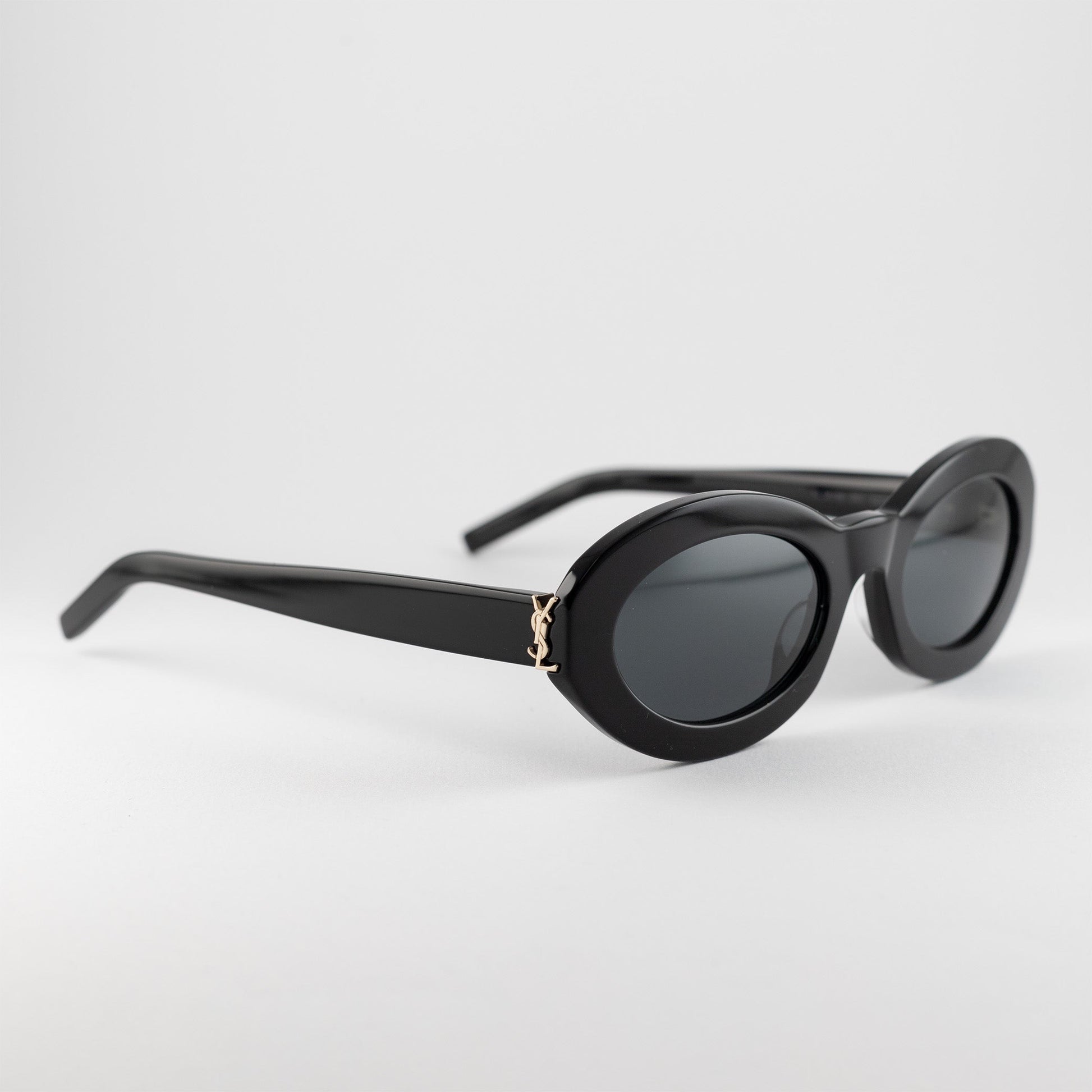Occhiale da sole Saint Laurent SL M136 001 Black-laterale