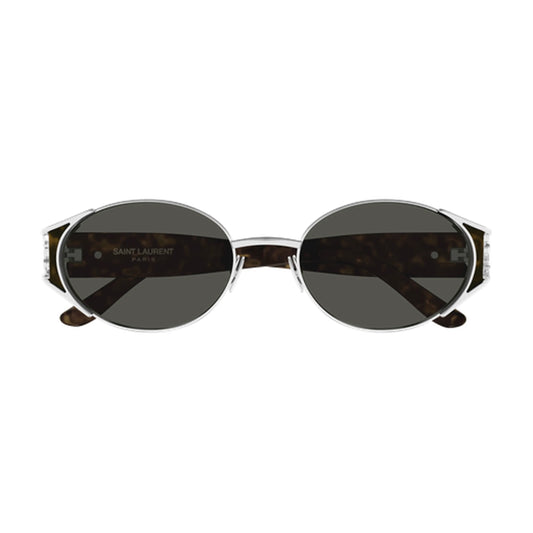 Occhiali da sole Saint Laurent SL M919-002 Havana/argento ovale