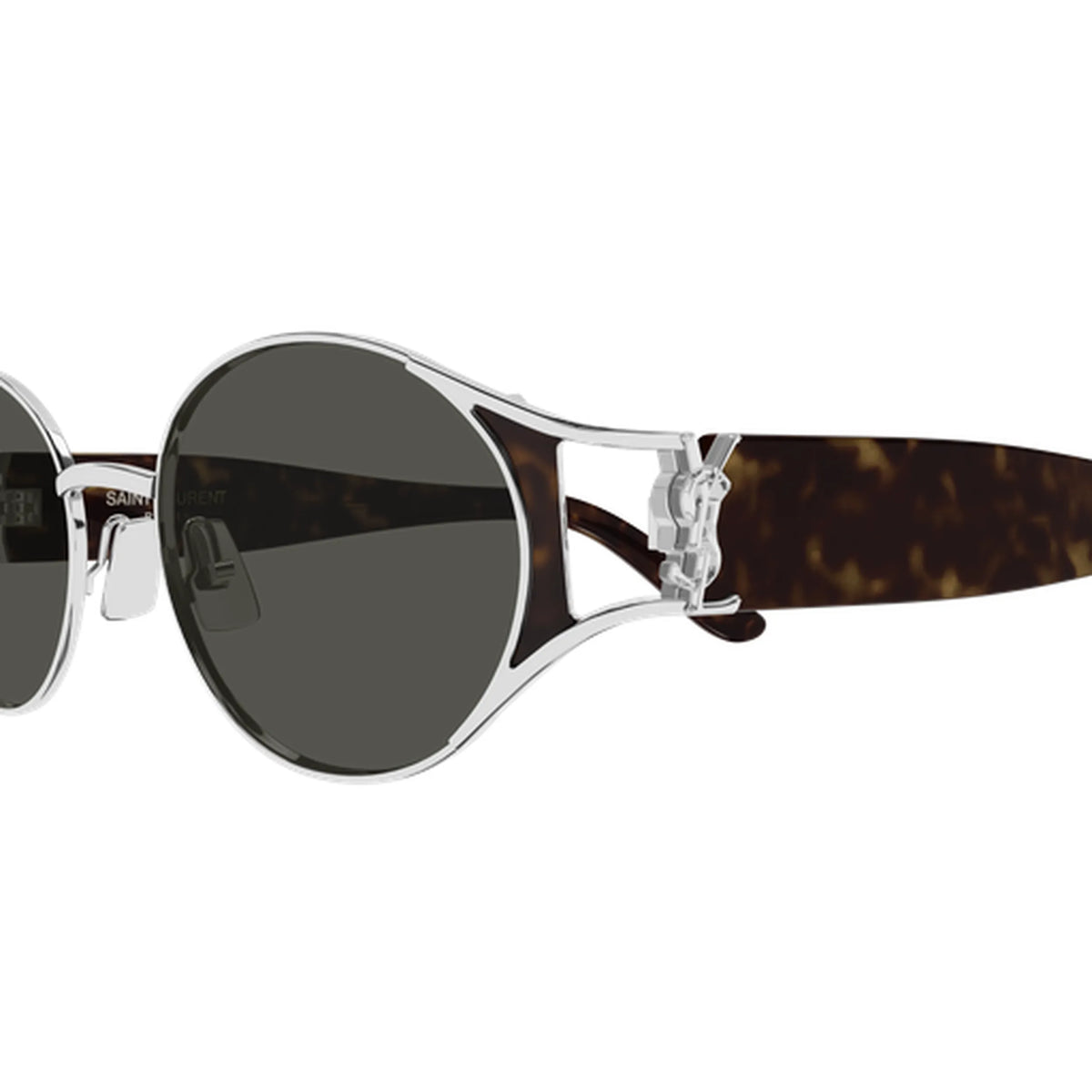 Occhiali da sole Saint Laurent SL M919-002 Havana/argento ovale