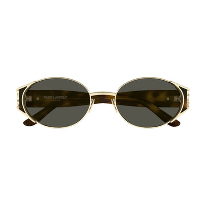 Occhiali da sole Saint Laurent SL M919-003 Havana/oro ovale