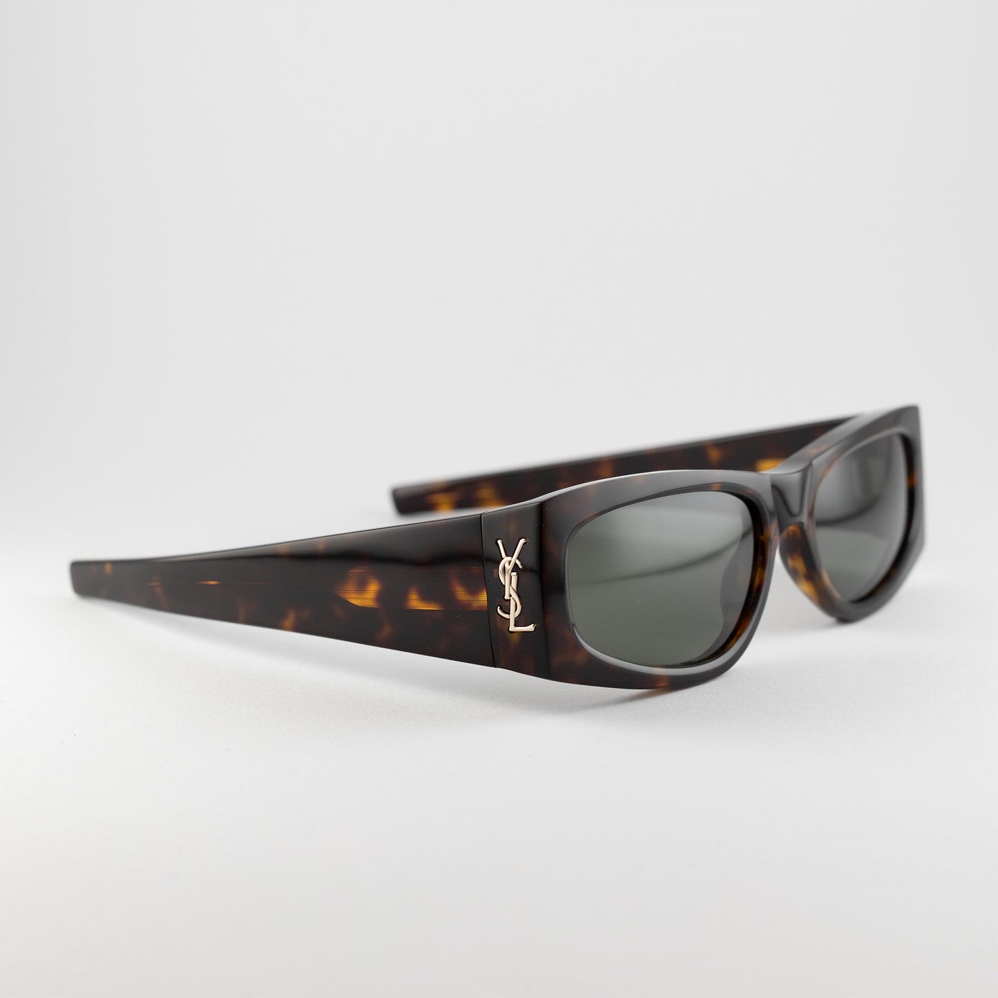Occhiale da sole Saint Laurent SL M140 003 Havana-laterale