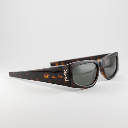 Occhiale da sole Saint Laurent SL M140 003 Havana-laterale
