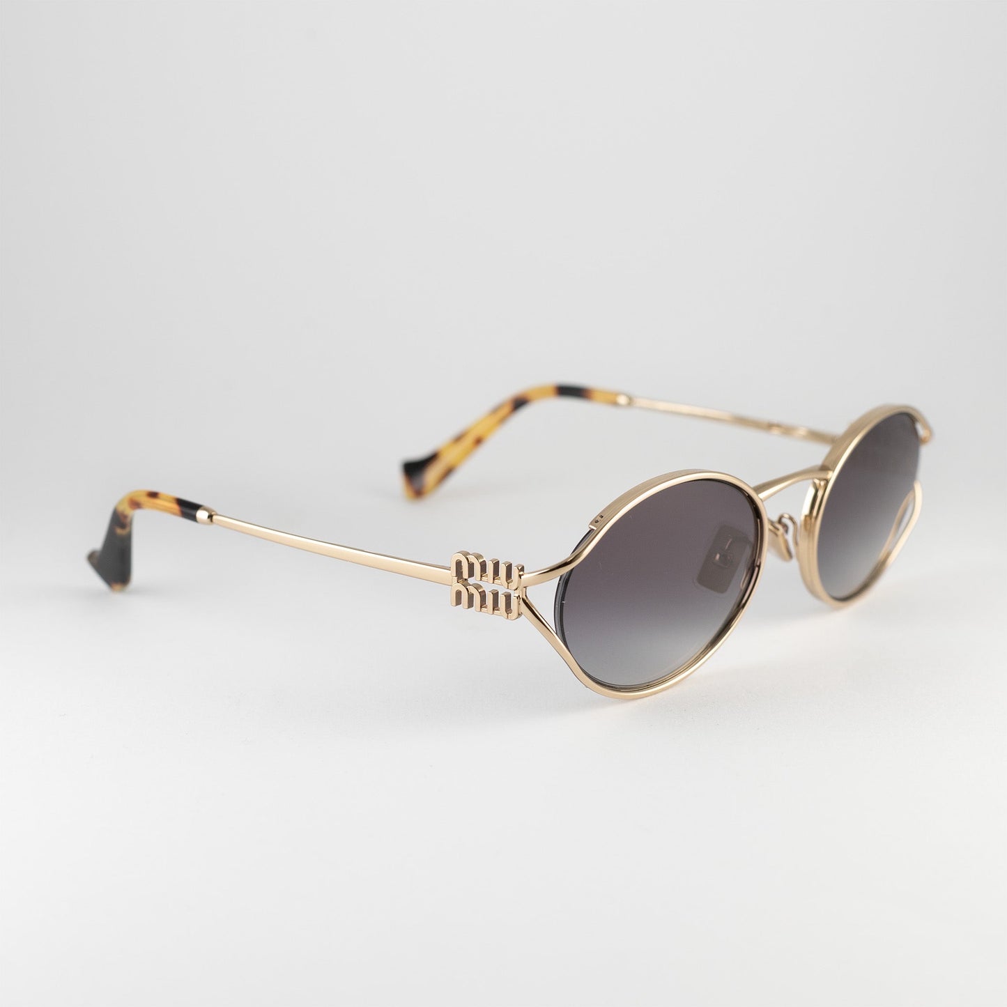 Occhiale da sole Miu Miu SMU 52Y ZVN-5D1 Gold-laterale