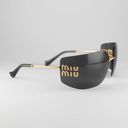 Occhiale da sole Miu Miu SMU 54YS 5AK-5S0 Black-laterale