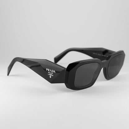 Occhiale da sole Prada SPR 17W 1AB-5S0 Black-laterale