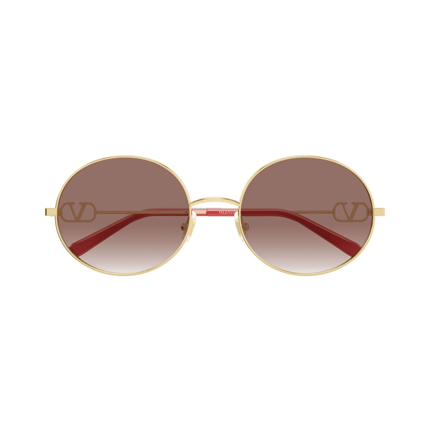 Occhiali da sole Valentino VG0027S 003 Gold Red rotondi