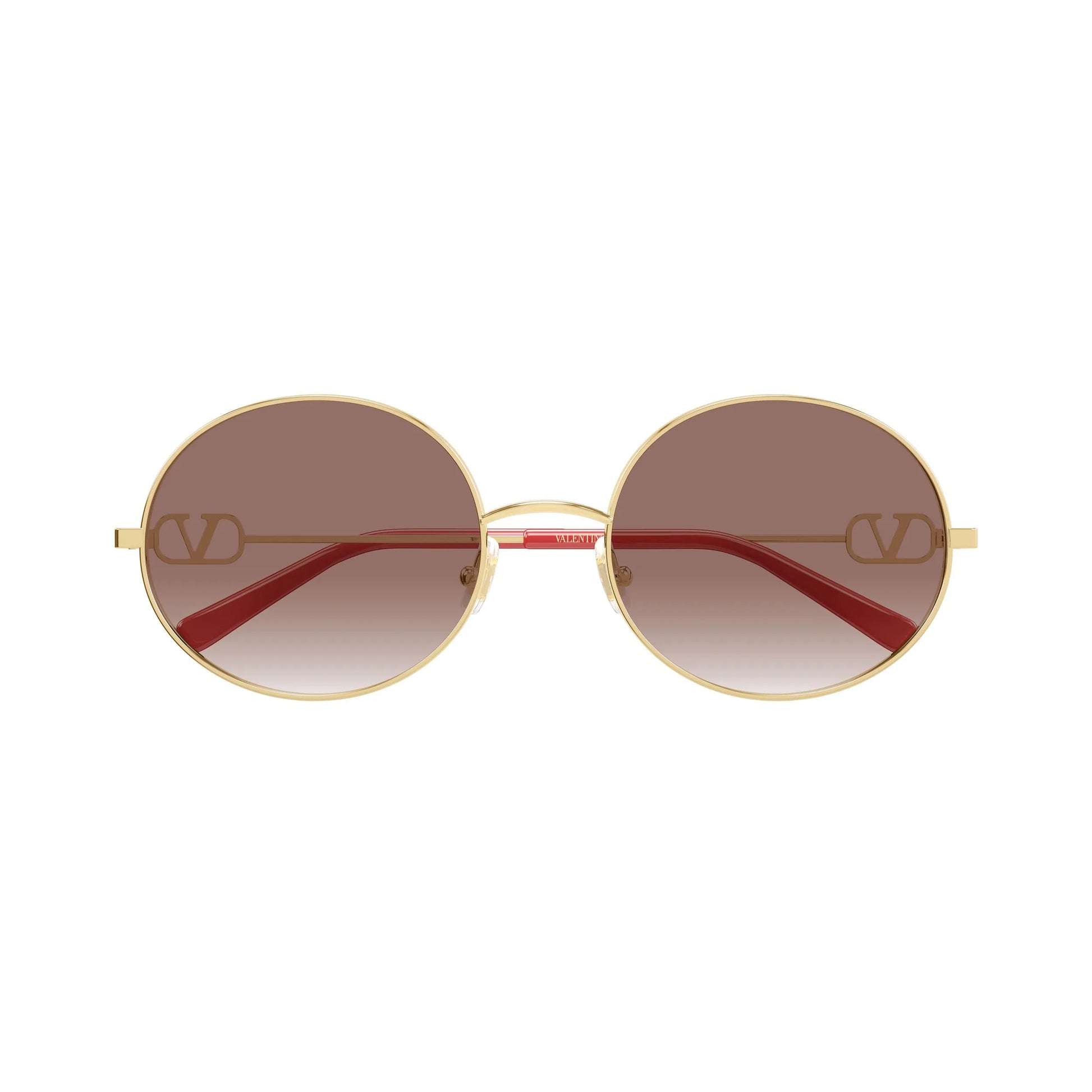 Occhiali da sole Valentino VG0027S 003 Gold Red rotondi