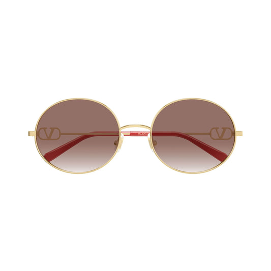 Occhiali da sole Valentino VG0027S 003 Gold Red rotondi