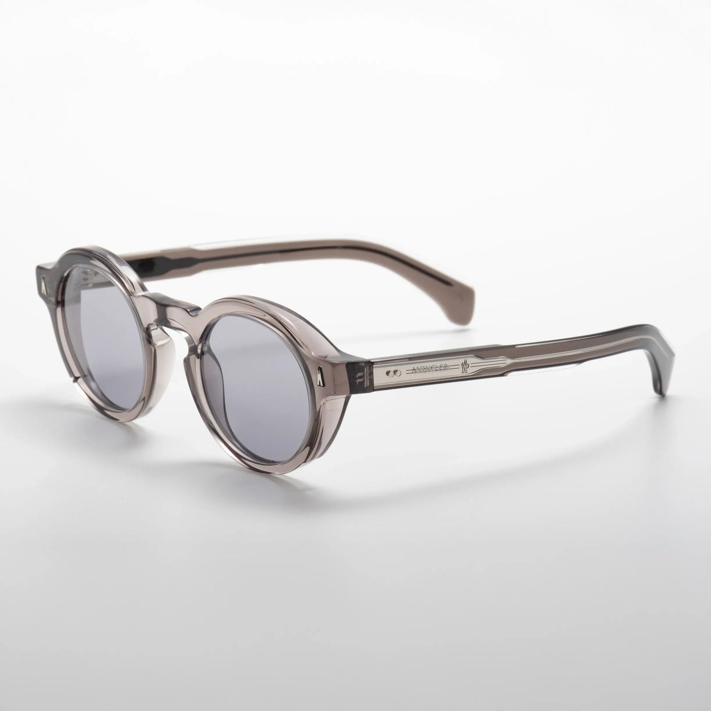Occhiale da sole Moncler ME6012 Aurone 300987 Grey crystal-laterale