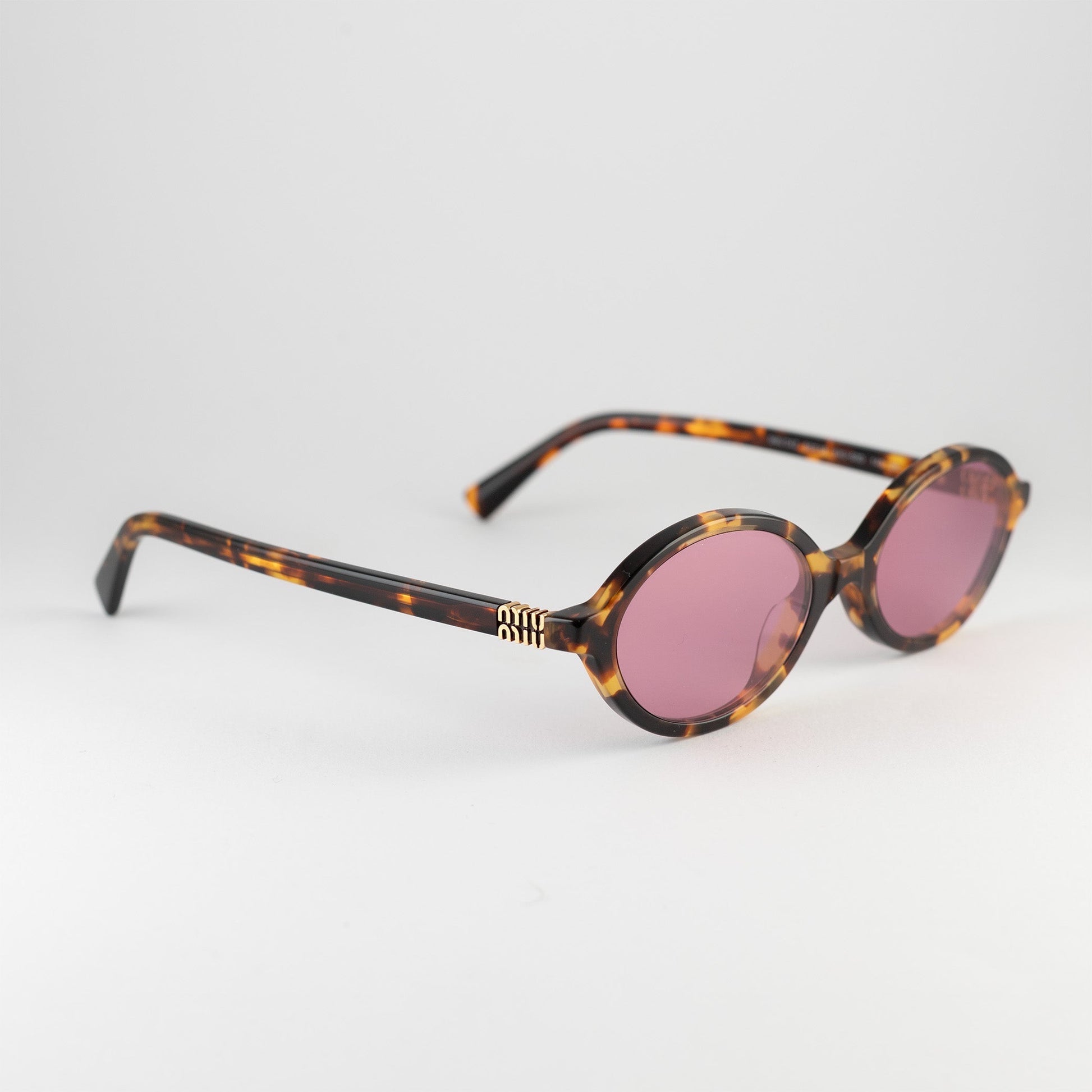 Occhiale da sole Miu MIu SMU 04Z VAU-50D Havana-laterale